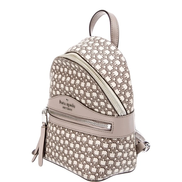 Kate spade print coated canvas backpack main image 6